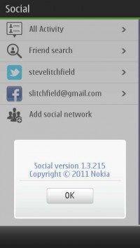 Nokia Social v1.3.215 per Symbian^3